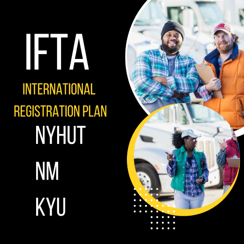 Truck driver reviewing IFTA audit reports and fuel tax records to ensure compliance with Affordable Trucker Help assistance.